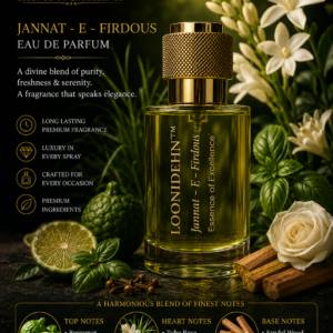 LOONIDEHN™ Jannat-E-Firdous Eau De Parfum – 30 ml | Premium Long-Lasting Luxury Fragrance