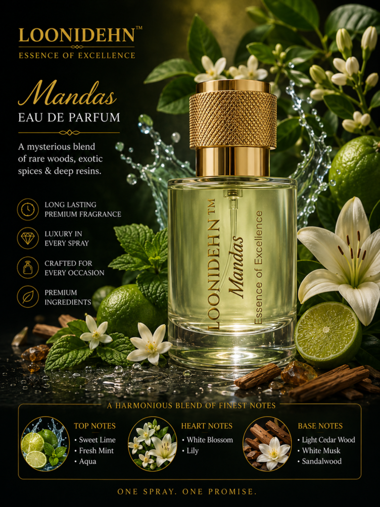 LOONIDEHN™ Mandas Eau De Parfum – 30 ml | Premium Long-Lasting Luxury Fragrance